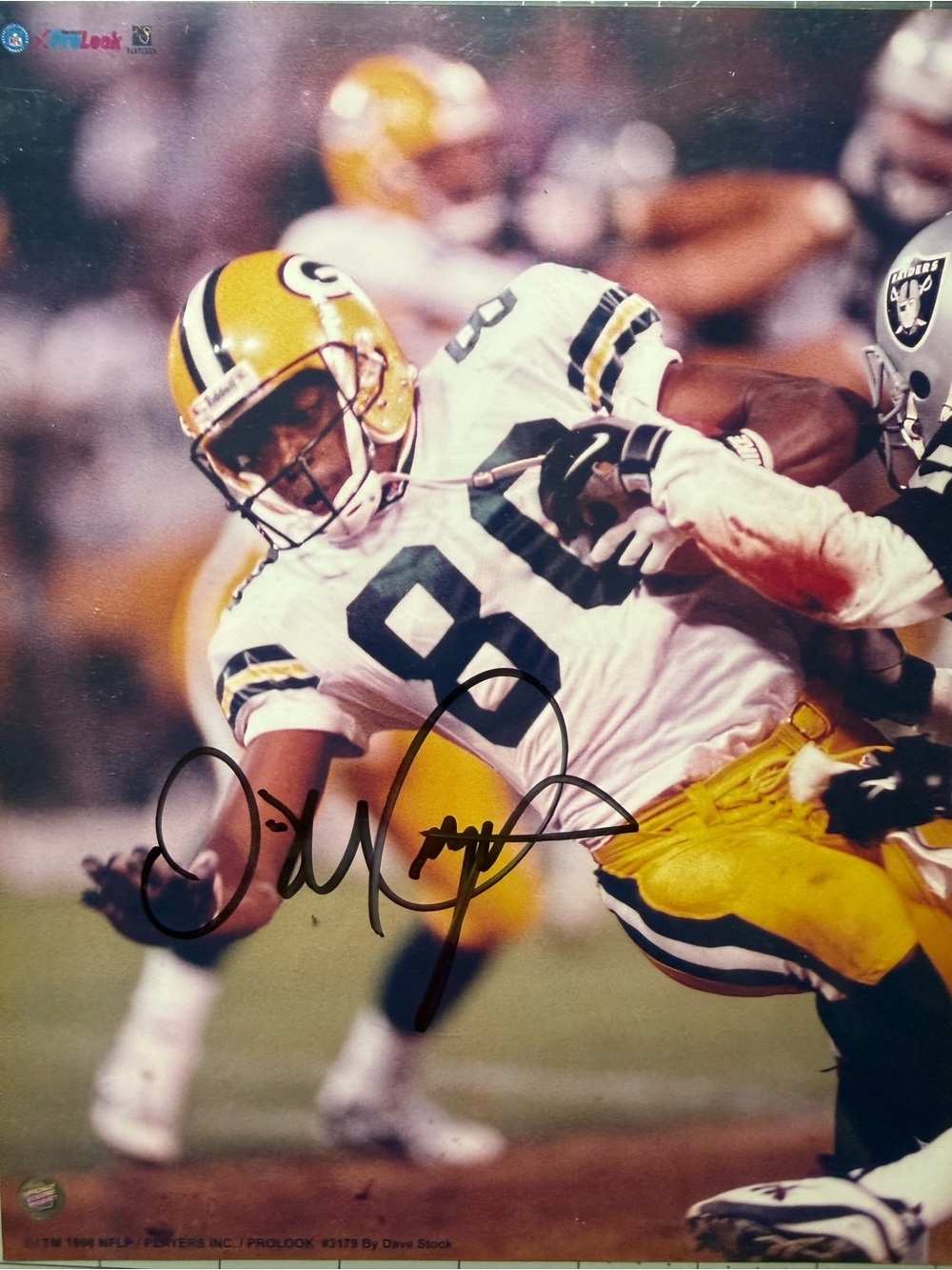 Derrick Mayes autographed 8x10 Green Bay Packers Photograph